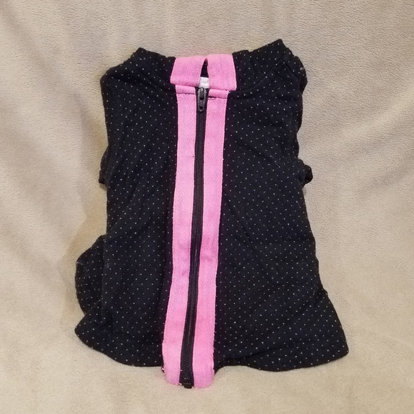 🎁SUPER COOL ZIP UP PUMA JACKET! BLACK & PINK. 3-6MON - Picture 8 of 9